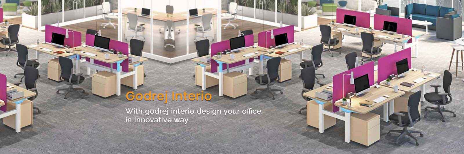 Godrej Office Workstation Suppliers in Gurugram,Godrej Office Desk